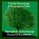 Genealogical Homepage Award of Excellence