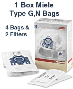 Genuine Miele AirClean Bags Type G, N