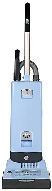 SEBO X7 Premium Pastel Blue Vacuum Cleaner - 12" Wide Upright