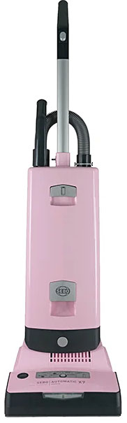 SEBO X7 Premium Pastel Pink Vacuum Cleaner - 12" Wide Upright