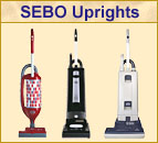 SEBO Upright Vacuum Cleaners