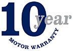 Sanitaire 10 Year Motor Warranty