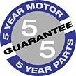 SEBO 5-Year Warranty Logo