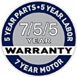 SEBO 5-Year Warranty Logo