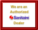 We are an Authorized Sanitaire Dealer